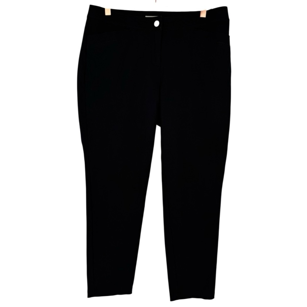 Eileen‎ Fisher Ankle Pants Black Size Small Minimalist Classic Casual Old Money